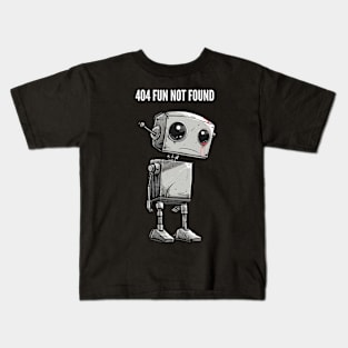 404 Fun Not Found v1 Kids T-Shirt